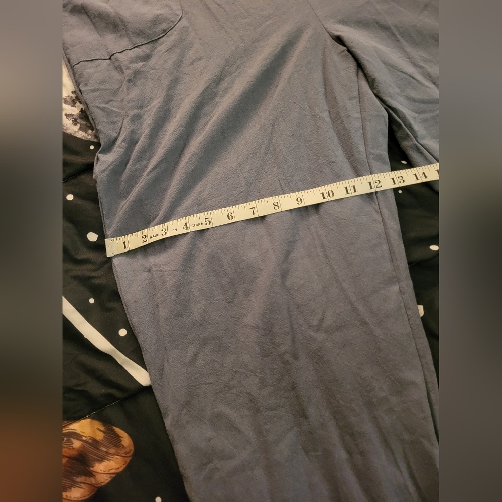 Amazon Sleeveless Button-Front Jumpsuit in Gray - Picture 7 of 10